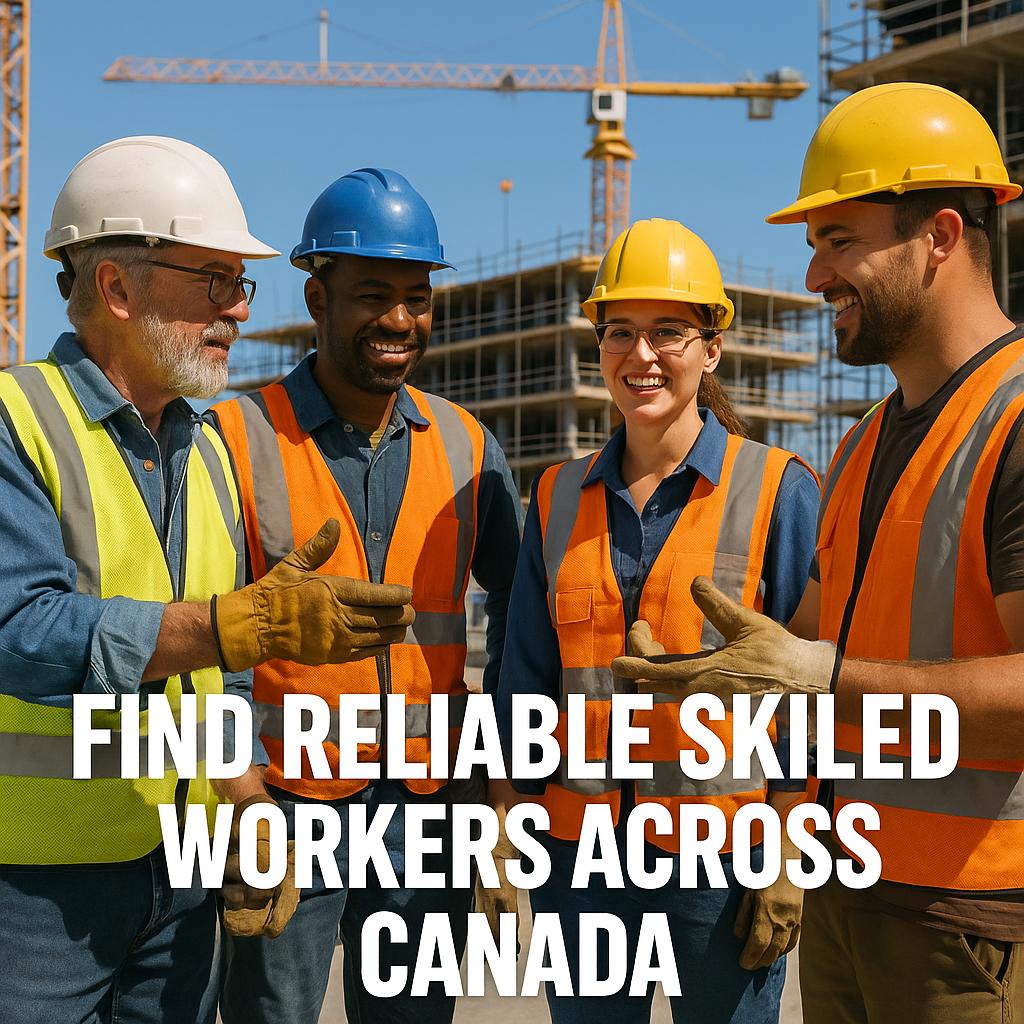 Find Reliable and Skilled Workers Across Canada